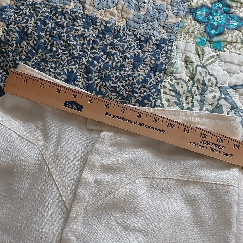 Vintage 1970s Pantasias high waisted V stitched wide leg pants true vin… - Picture 13 of 16
